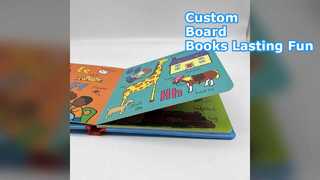 Children Board Book Printing Custom Eco Friendly