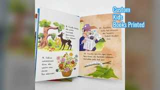 Custom Kids Book Printing 170gsm Matt Art Paper