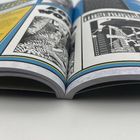 UV Coating Foil Stamping Comic Book Printing Service Saddle Stitch / Perfect Binding