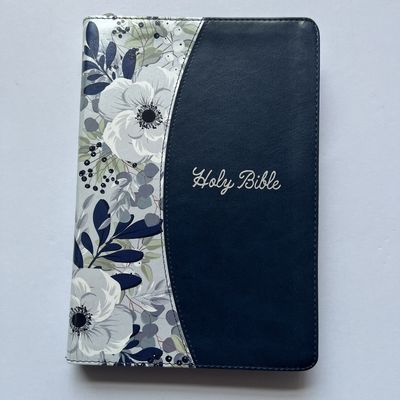 Web Fed Custom Bible Printing 152 x 229 mm With Leather PU Cover