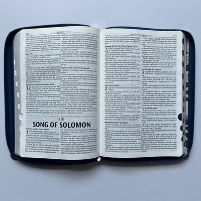 Web Fed Custom Bible Printing 152 x 229 mm With Leather PU Cover