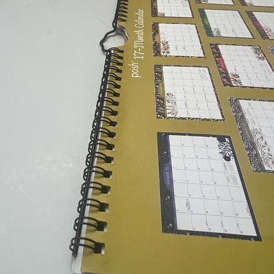 Hanger Wall Calendar Printing Services Wire O Binding Large Pad Calendar Printing