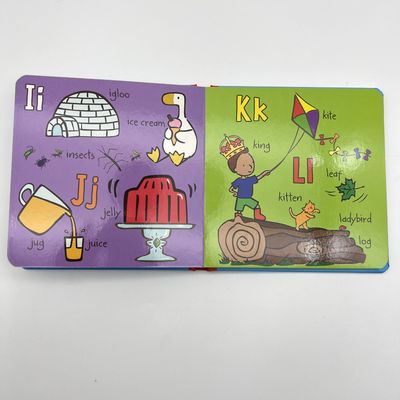 PLC Padded Hardcover Board Book Printing Service Eco Friendly Ink For Children