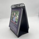 Day And Day Desk Calendar With Stand In Wiro Binding Customized