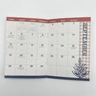 80 Pages Calendar Printing Services Monthly Pocket Calendar Planner With Slipcase
