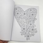 Custom Wire o Binding Paperback Printing Service Full Color For Coloring Book