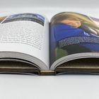 Hardcover Binding Coffee Table Book Printing Services Glossy / Matte Lamination
