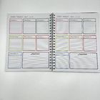 Offset Printing Yearly Scheduling Calendar CMYK / PMS Color Customized