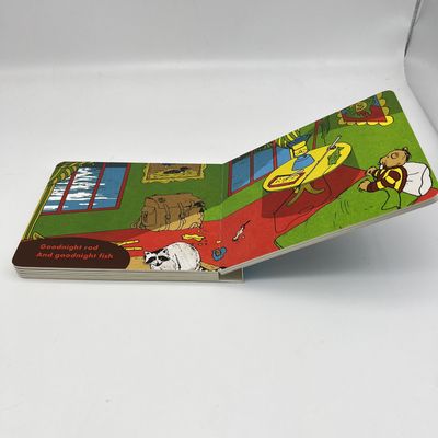 Children Custom Board Book Printing Glossy Lamination Section Sewn Casebound