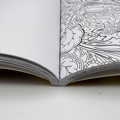 Premium Coloring Book Printing With Gold Foil Stamping Spot UV