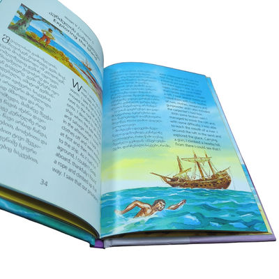 Hardcover Children Book Printing Glossy Lamination and Glossy Art Paper