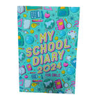 Softcover School Journal Printing Book with Glossy Lamination Cover Finishing