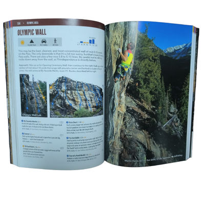 The Pass | Offset Printing Rock Climbing Guide Book Printing Glossy Lamination CMYK Color