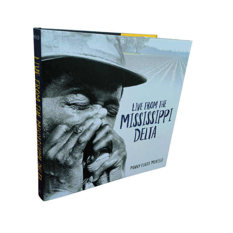 Customed Hardcover Book Offset Printed Hardcover Coffee Table Book Live From The Mississippi Delta With Matte Lamination